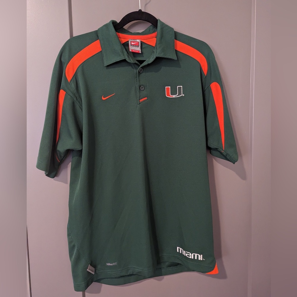 Nike University of Miami Polo